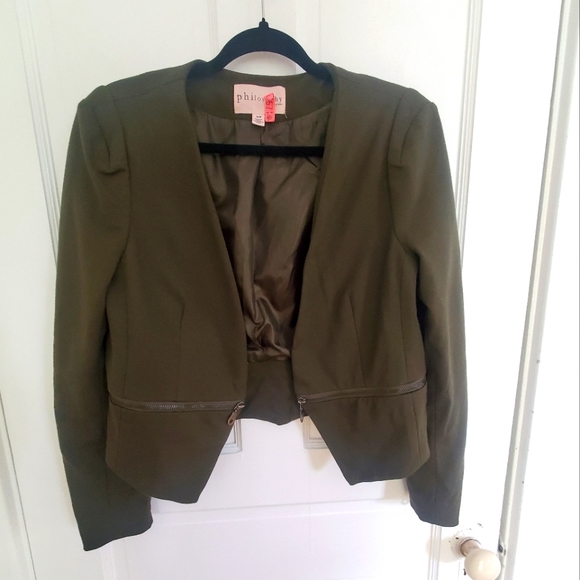 Philosophy cropped blazer - Picture 1 of 7